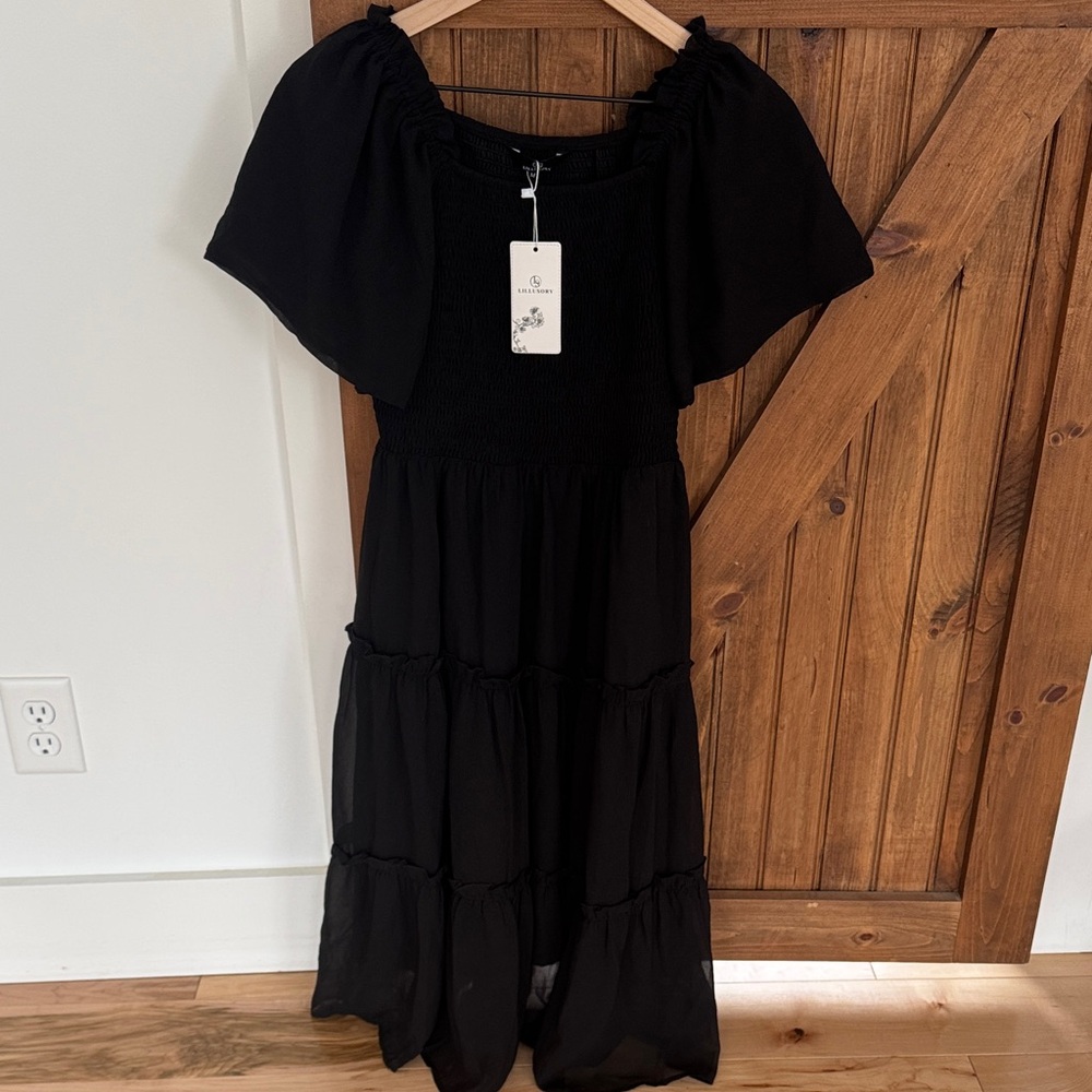 Elegant Black Women's Dress